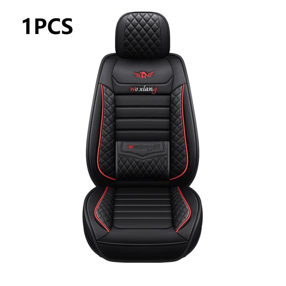 Universal Faux Leather Car Seat Cover with Comfortable Fit and Easy Clean Surface for Most Vehicles