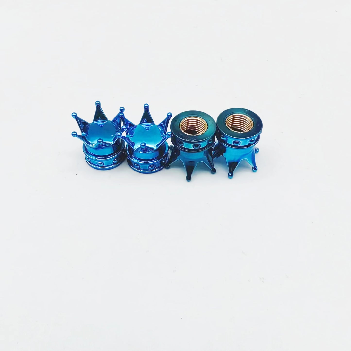 4 Piece Tire Valve Cap Set Dustproof Covers for Car Motorcycle Bike or Truck