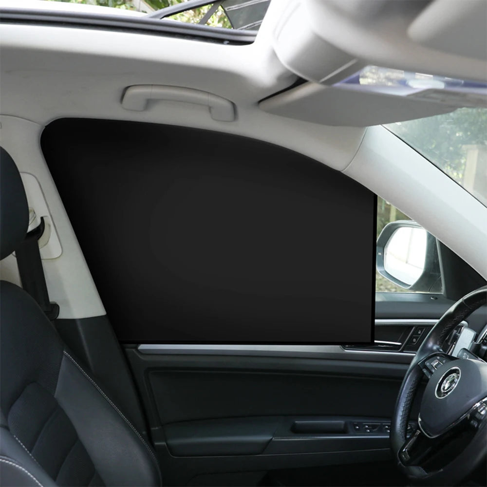 Magnetic Car Sunshade Curtains – Double-Sided UV Protection Window Sun Shield Cover