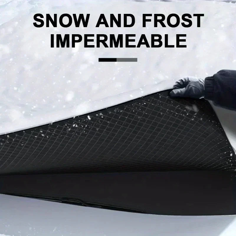 Car Windshield Snow Cover – Ice & Snow Protector for Front Window