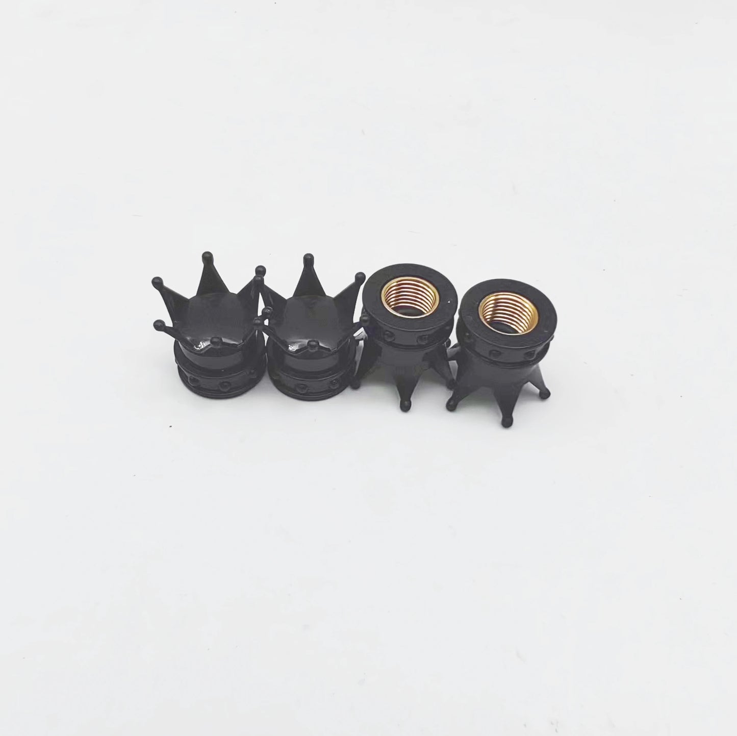 4 Piece Tire Valve Cap Set Dustproof Covers for Car Motorcycle Bike or Truck