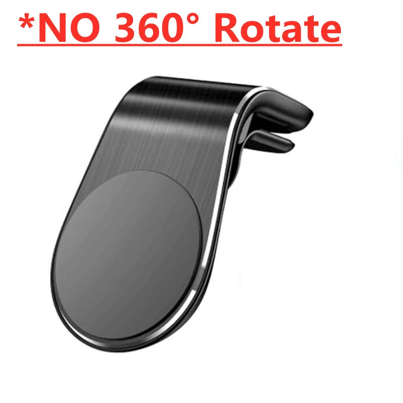 Magnetic Car Phone Holder – Air Vent Clip Mount for iPhone, Samsung, Xiaomi, LG – Car Mobile & GPS Stand