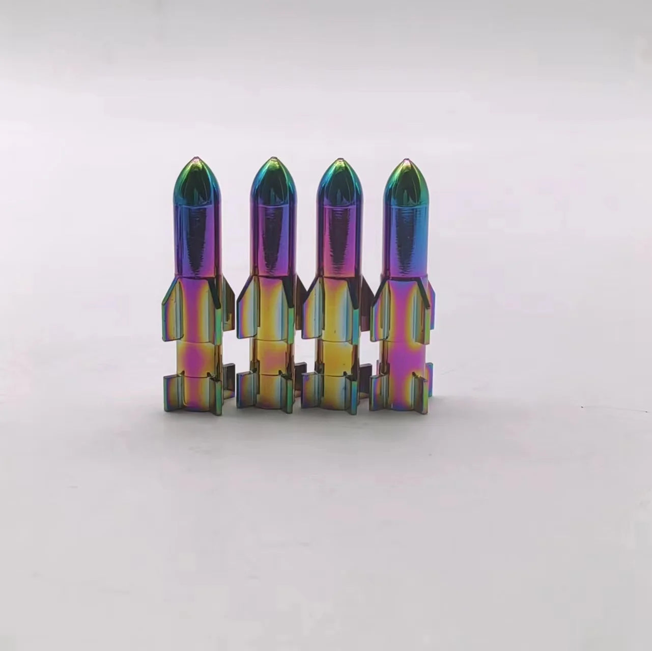 4 Piece Tire Valve Cap Set Dustproof Covers for Car Motorcycle Bike or Truck