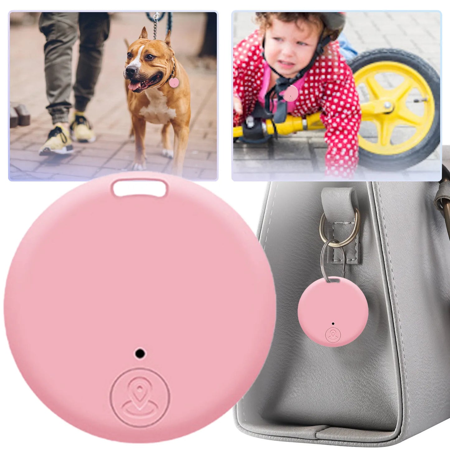 Mini GPS Locator & Anti-Lost Alarm – Bluetooth Smart Keychain Tracker for Keys, Wallets, Pets, Kids & Bags
