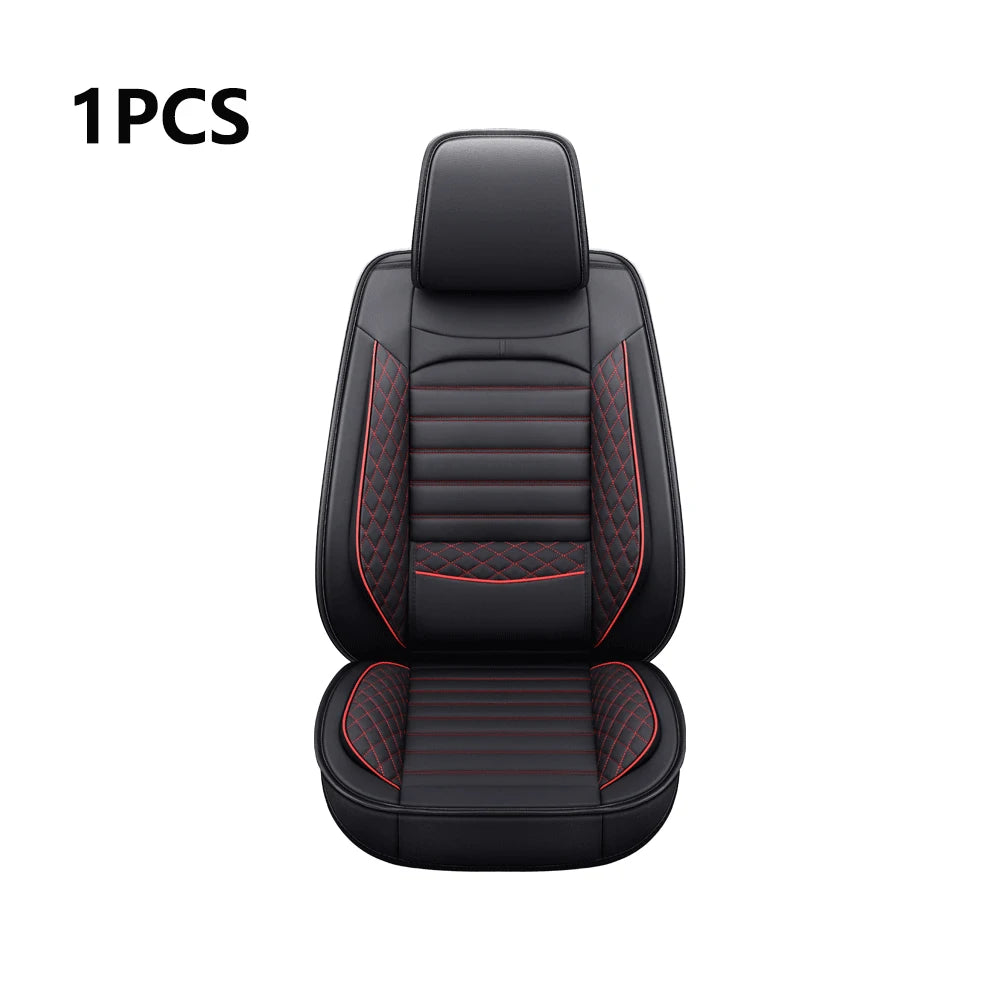 Universal Faux Leather Car Seat Cover with Comfortable Fit and Easy Clean Surface for Most Vehicles