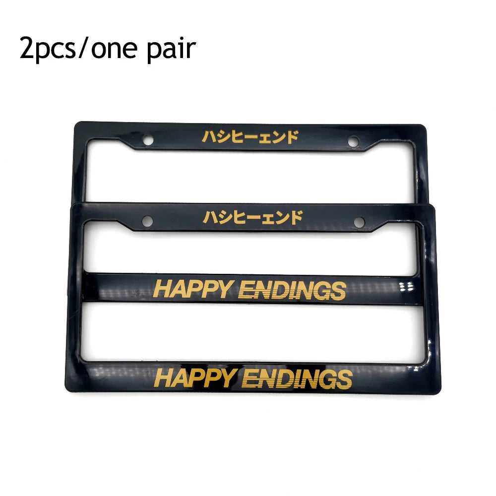 JDM Style Hokkaido Wave License Plate Frame