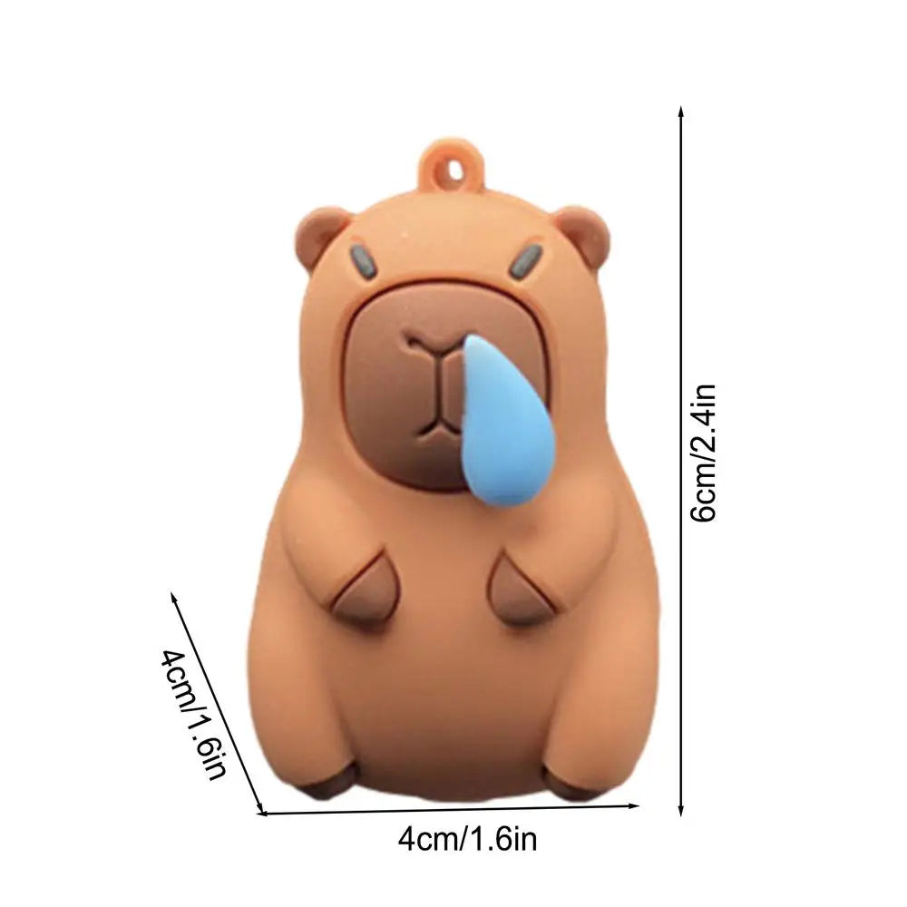 Capybara Car Air Freshener Clip – Cute Cartoon Vent Diffuser for a Refreshing Drive