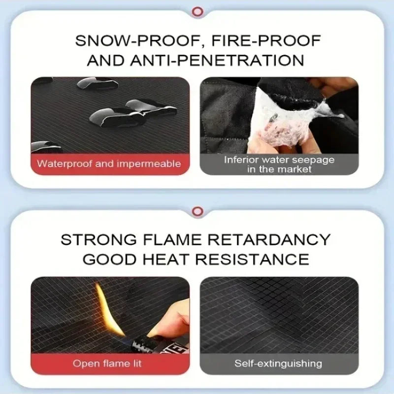 Car Windshield Snow Cover – Ice & Snow Protector for Front Window
