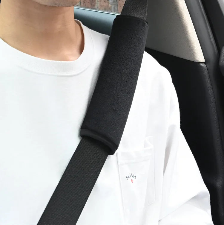 2PC Universal Adjustable Car Safety Belt Covers – Shoulder Strap Protector Pads