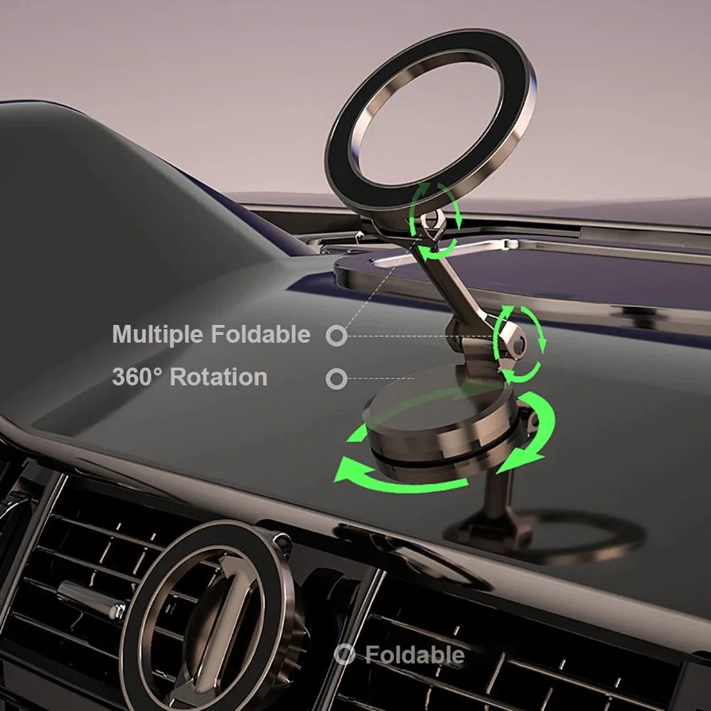 Magnetic Car Phone Mount Compatible With All Smartphones