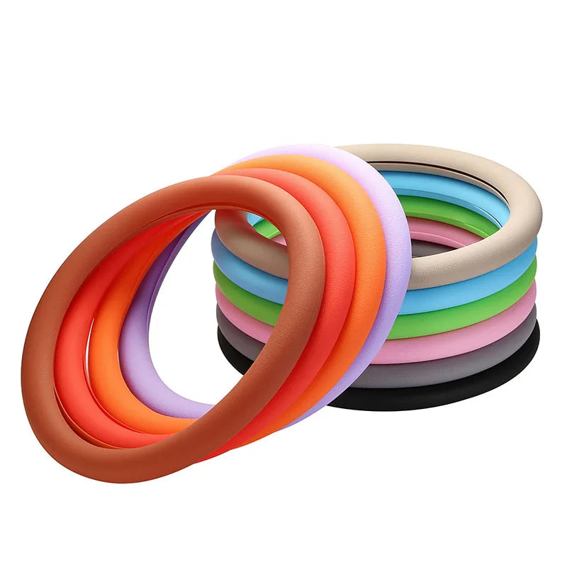 Universal Soft Silicone Non-Slip Car Steering Wheel Cover – Protective Auto Styling Accessory