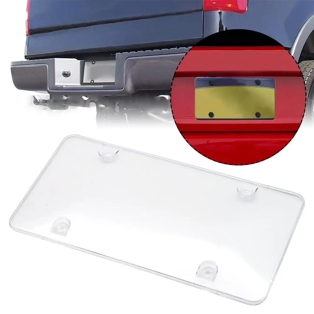 License Plate Privacy Cover – Tinted Camera Blocker Frame for Car License Tag
