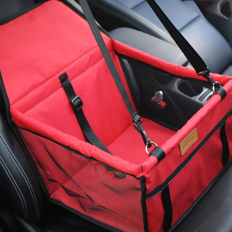 Double Thick Waterproof Mesh Hanging Pet Car Seat Bag – Folding Dog Mat & Safety Blanket