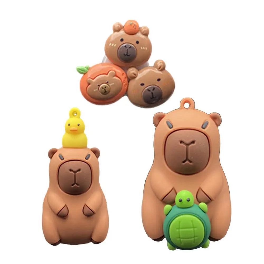 Capybara Car Air Freshener Clip – Cute Cartoon Vent Diffuser for a Refreshing Drive