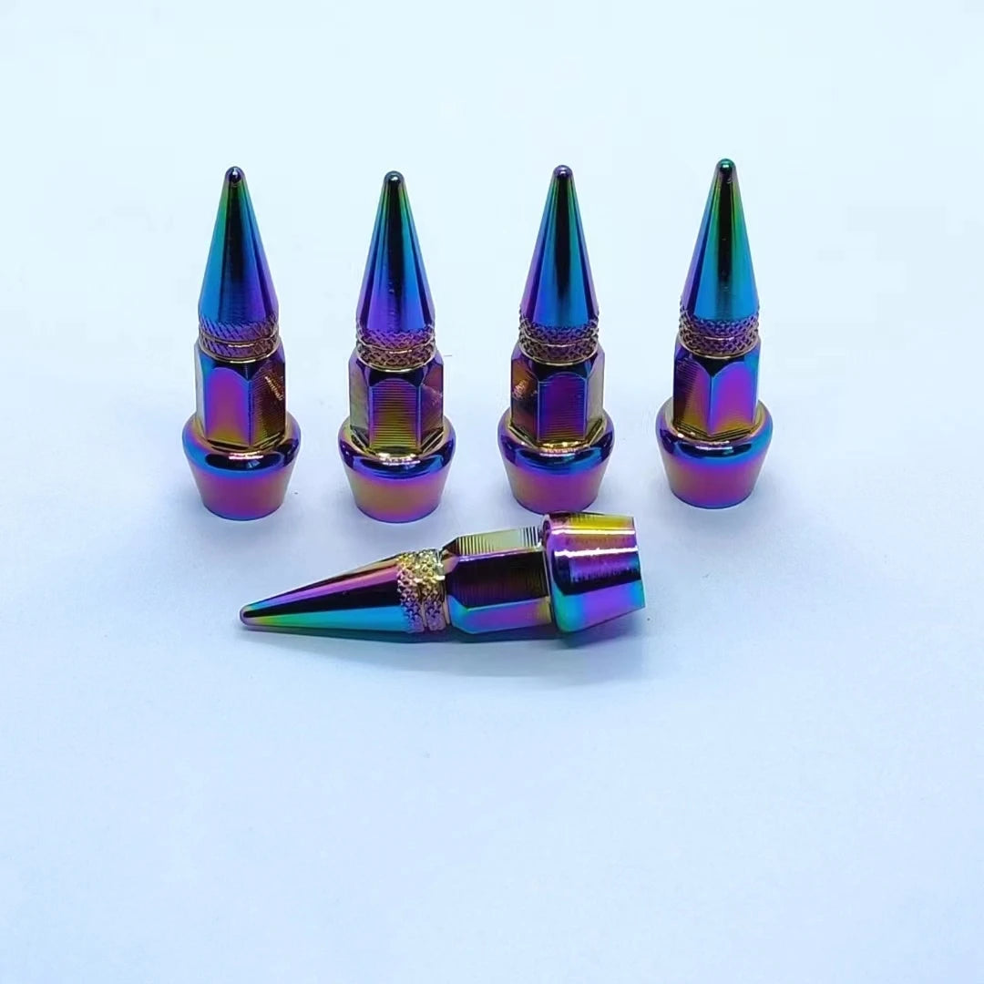 4 Piece Tire Valve Cap Set Dustproof Covers for Car Motorcycle Bike or Truck