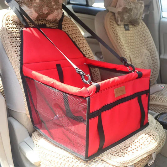 Double Thick Waterproof Mesh Hanging Pet Car Seat Bag – Folding Dog Mat & Safety Blanket