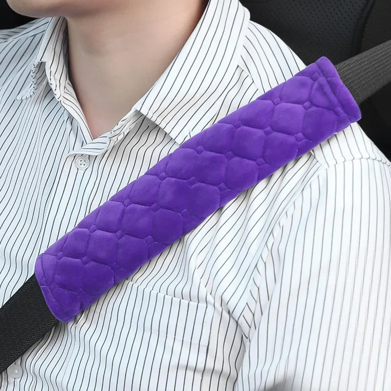 Plush Velvet Seat Belt Shoulder Pad for Cars