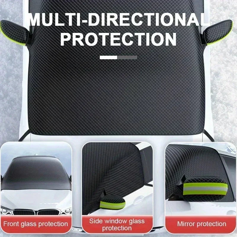 Car Windshield Snow Cover – Ice & Snow Protector for Front Window