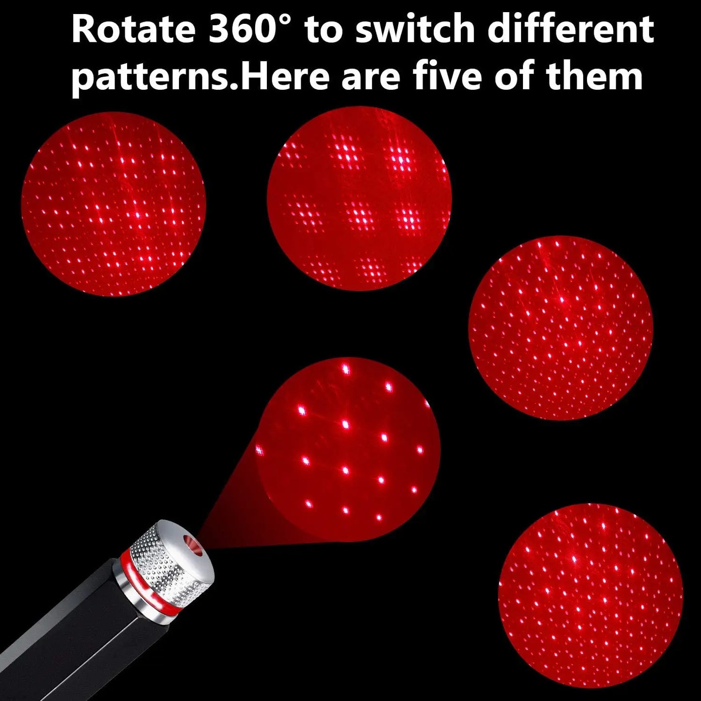 Mini Star Projector for Car Roofs