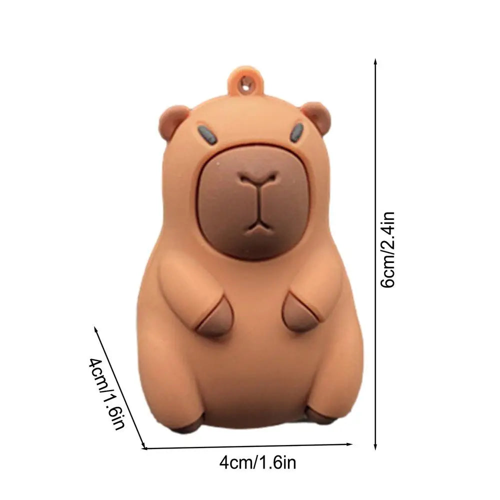 Capybara Car Air Freshener Clip – Cute Cartoon Vent Diffuser for a Refreshing Drive