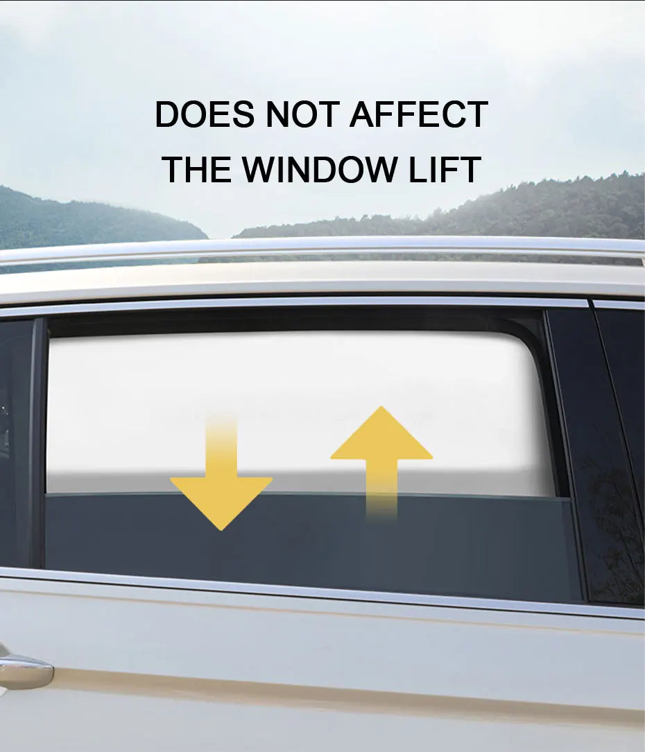 2PCS Privacy & UV Protection Sun Shades for Front and Rear Windows