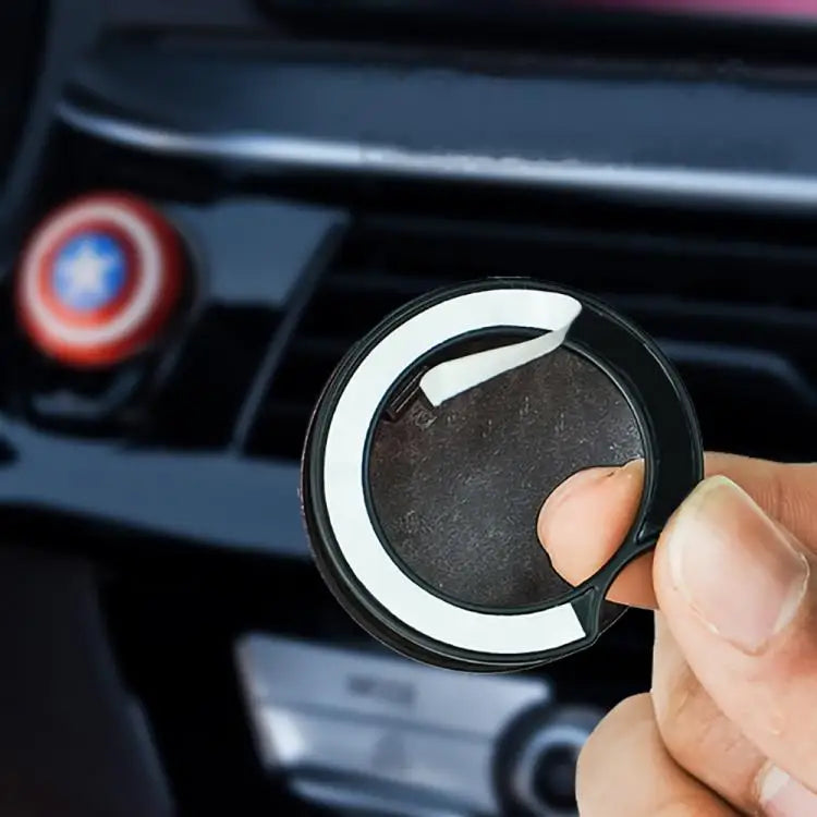 Superhero Car Ignition Button Cover Sticker Set Decorative Trim for Start Switch