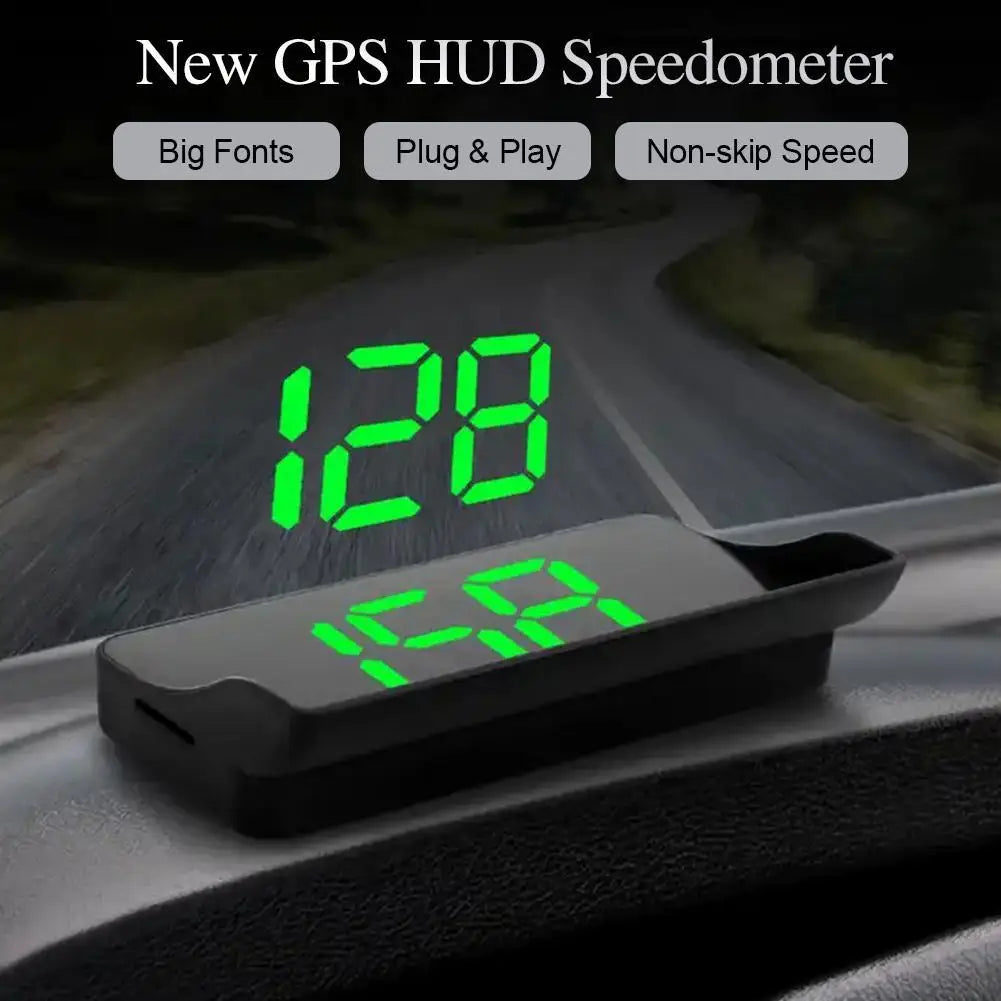 Car Head-Up Display (HUD) – Digital KMH Speedometer GPS Projector for Windshield