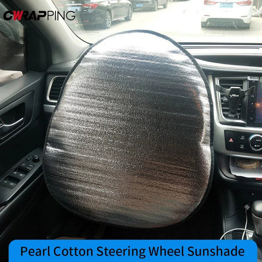 Double Heat Insulation Car Sun Visor & Steering Wheel Sunshade – Auto Interior Protection Cover