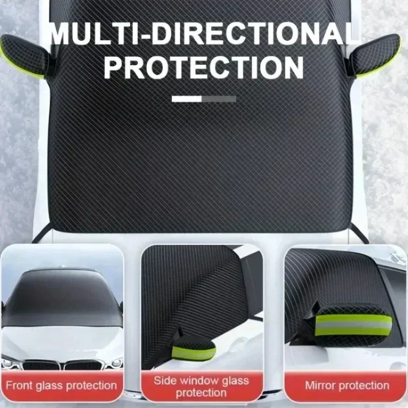 Car Windshield Snow Cover – Ice & Snow Protector for Front Window