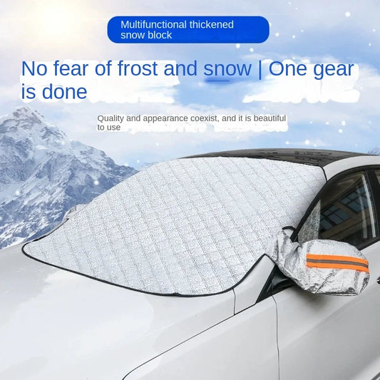 Waterproof Magnetic Car Windshield Sunshade – Snow & Sun Protector Front Windscreen Cover