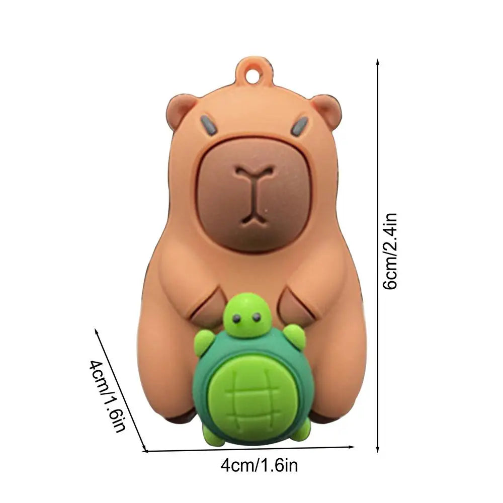 Capybara Car Air Freshener Clip – Cute Cartoon Vent Diffuser for a Refreshing Drive