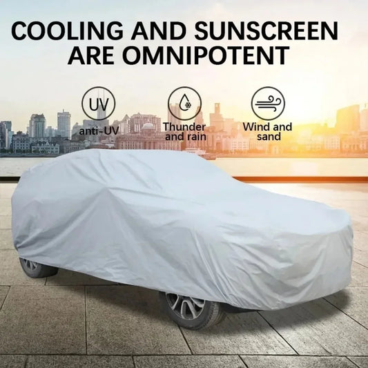 Four Seasons Full Car Cover – Waterproof, Dustproof, UV-Reflective, All-Weather Protection