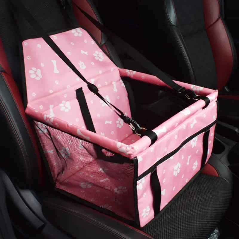 Double Thick Waterproof Mesh Hanging Pet Car Seat Bag – Folding Dog Mat & Safety Blanket