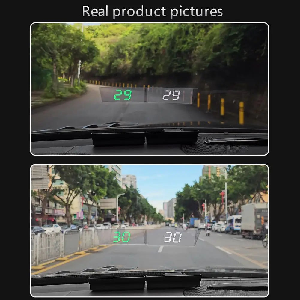 Car Head-Up Display (HUD) – Digital KMH Speedometer GPS Projector for Windshield