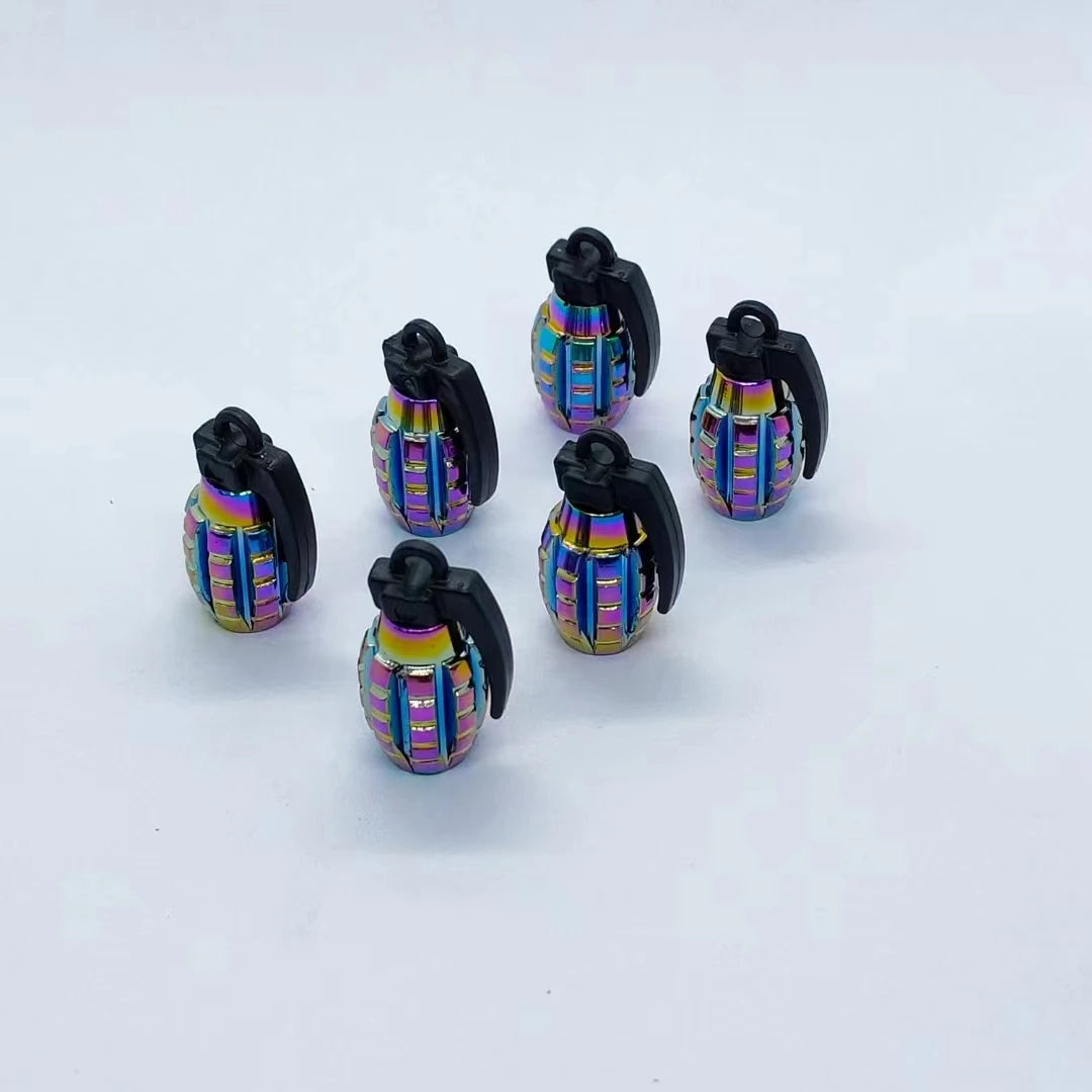 4 Piece Tire Valve Cap Set Dustproof Covers for Car Motorcycle Bike or Truck