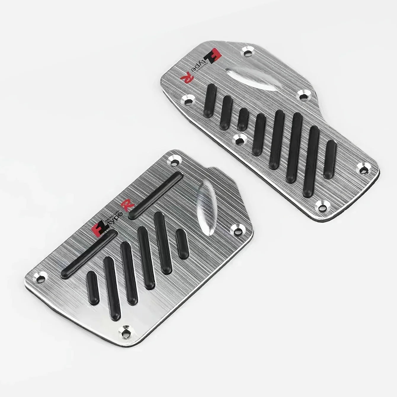 Universal Aluminum Pedal Cover Set for Manual Cars