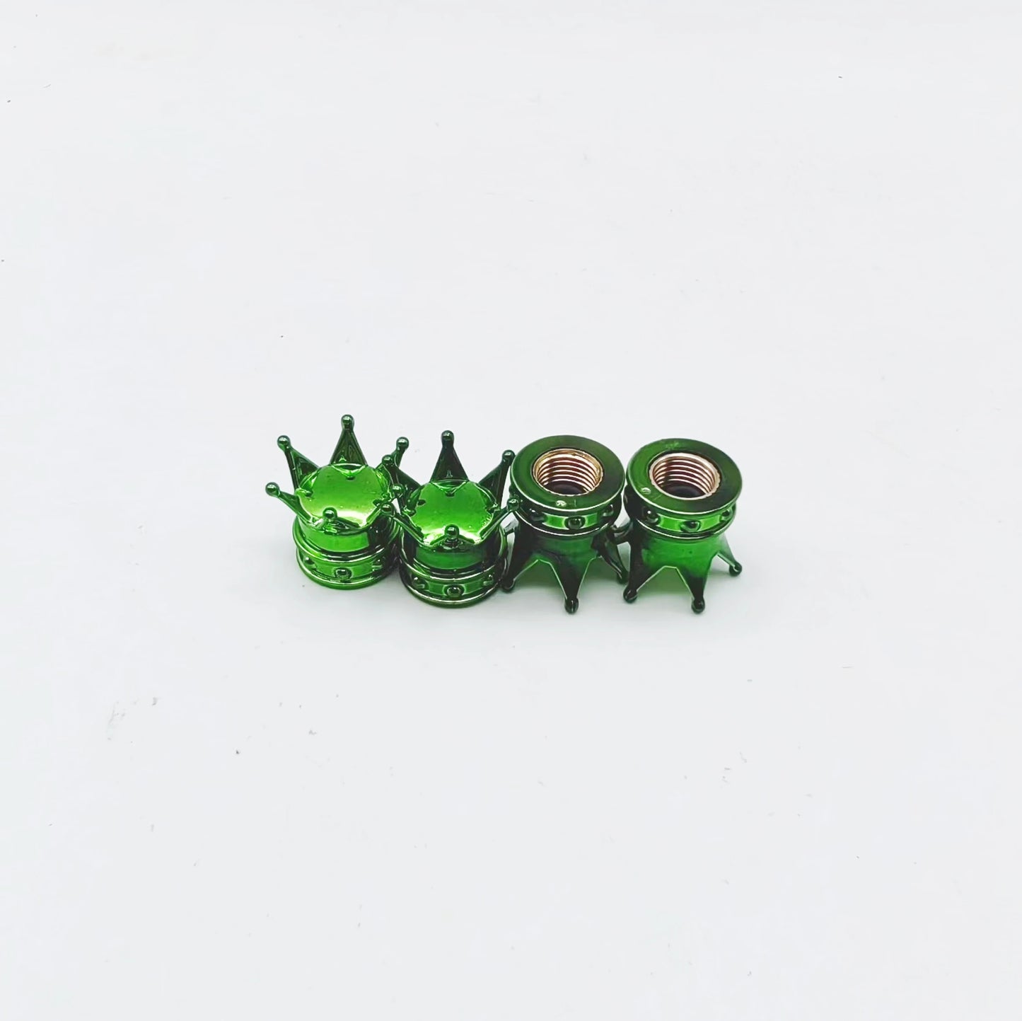 4 Piece Tire Valve Cap Set Dustproof Covers for Car Motorcycle Bike or Truck