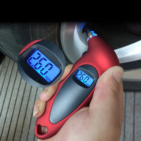 Digital Tire Pressure Gauge with Backlight – High-Precision LCD Air Pressure Meter