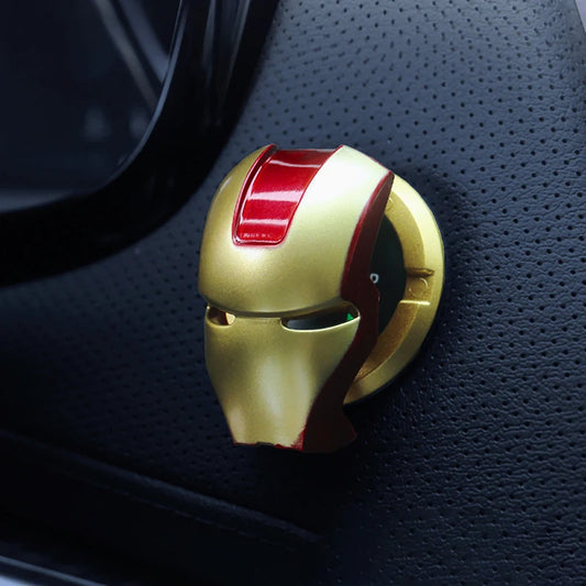 Superhero Car Ignition Button Cover Sticker Set Decorative Trim for Start Switch