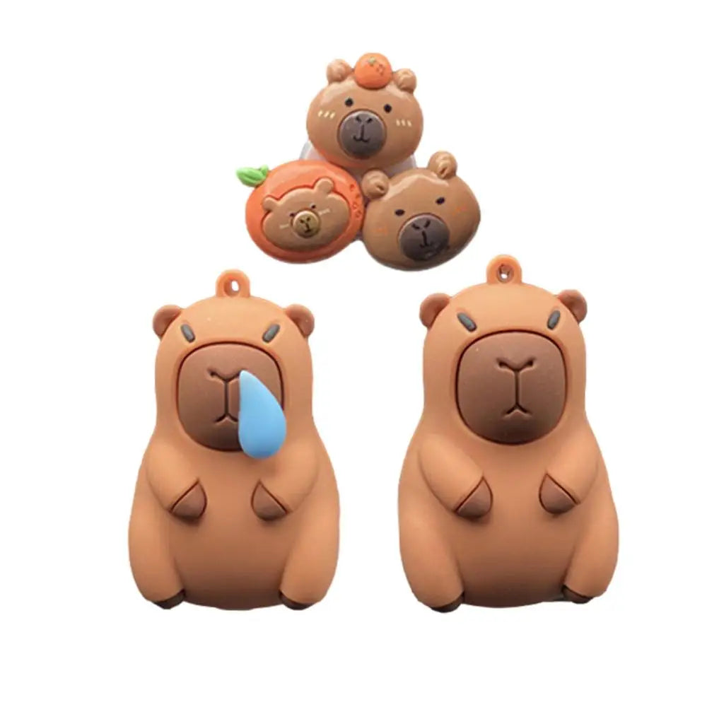 Capybara Car Air Freshener Clip – Cute Cartoon Vent Diffuser for a Refreshing Drive