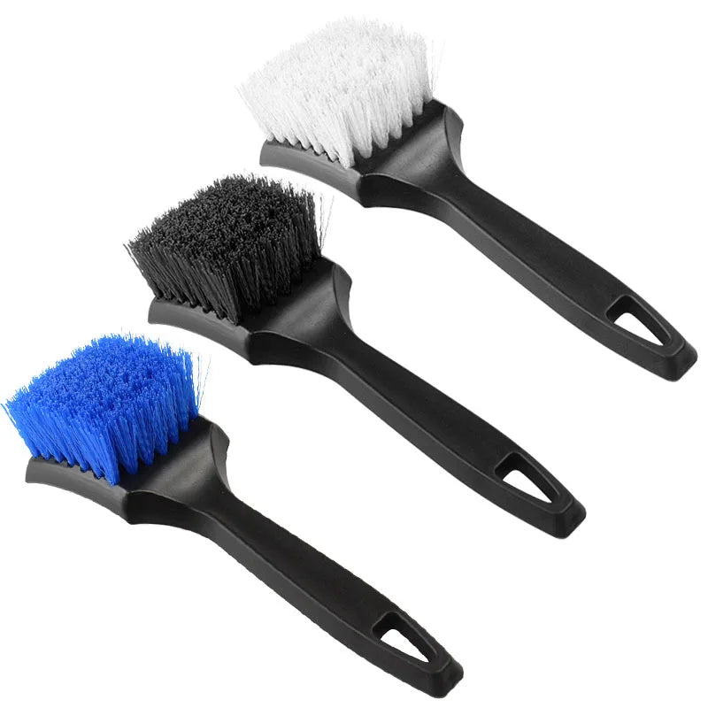 Car Tire Rim Brush Set – Hard Bristle Wheel Hub Cleaning Tools for Tires