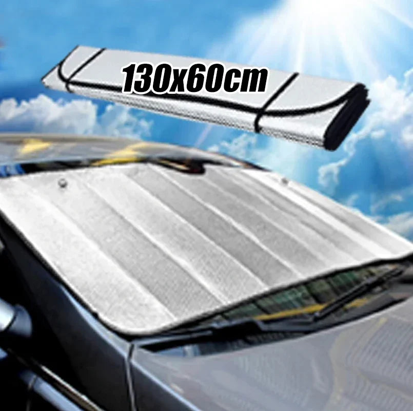 Foldable Aluminum Car Windshield Sunshade UV and Heat Protection