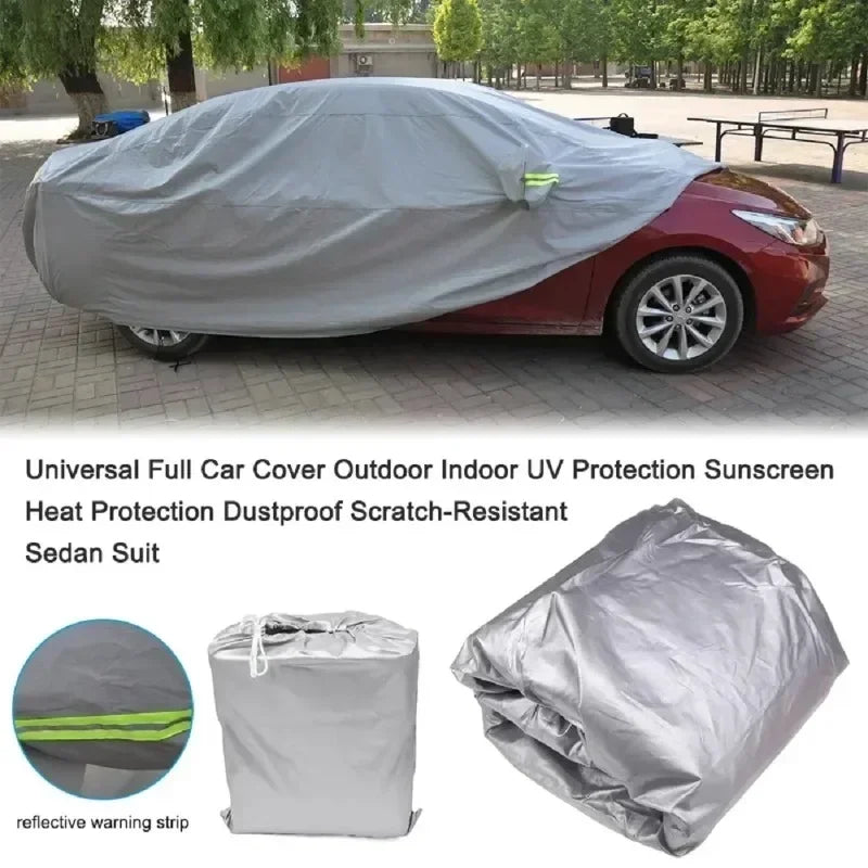 Four Seasons Full Car Cover – Waterproof, Dustproof, UV-Reflective, All-Weather Protection