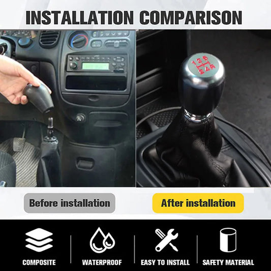 Universal Aluminum 5 Speed Gear Shift Knob for Manual Transmission Cars