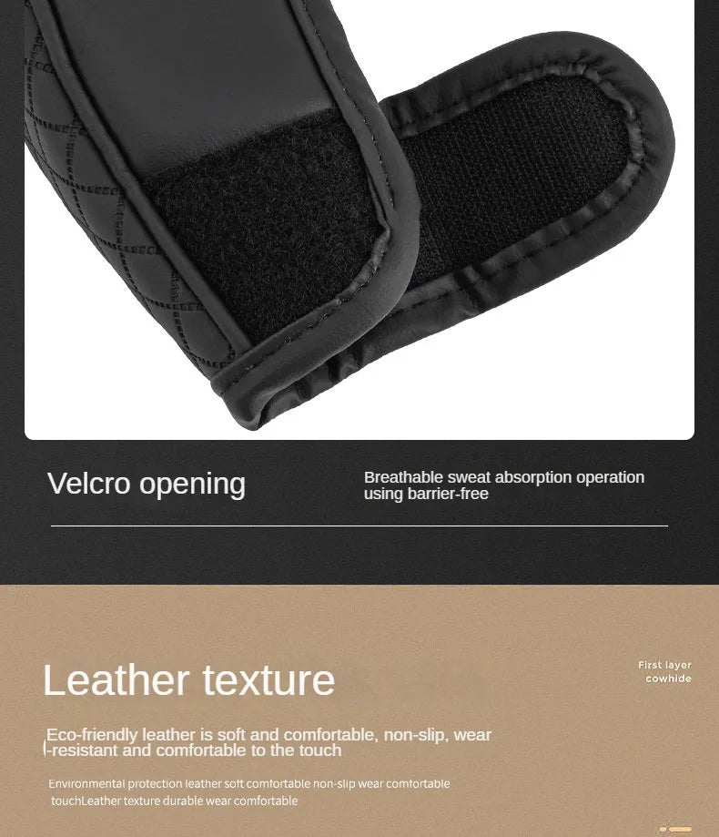 Universal PU Leather Gear Shift Cover Non Slip and Wear Resistant