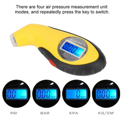 High-Precision Digital Car Tire Pressure Gauge – LCD Display Manometer for Cars & Trucks