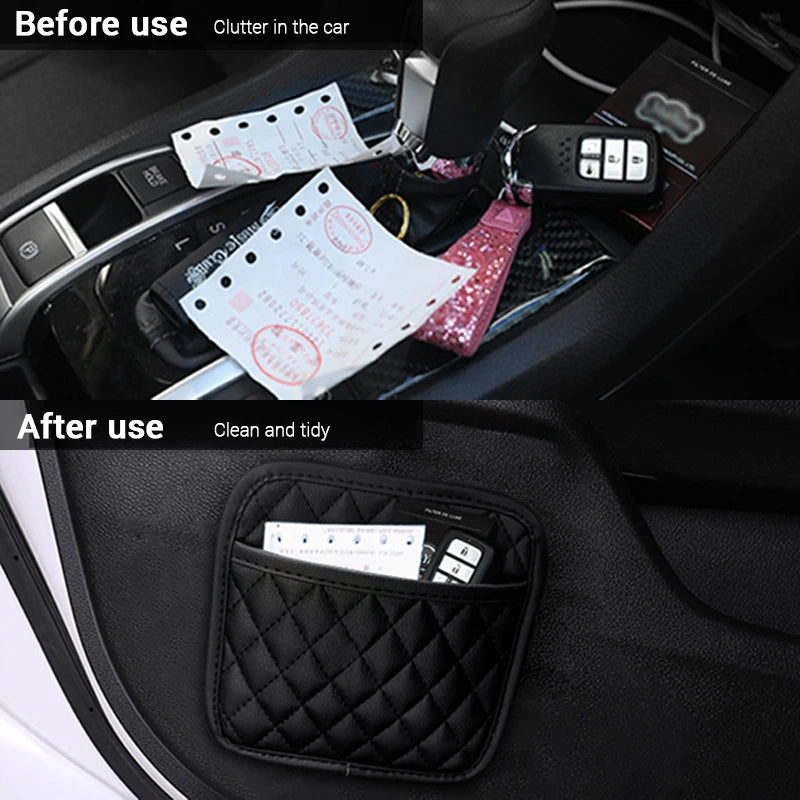 Multifunction Car Organizer Pocket Bag – Storage Pouch for Cards, Phone, Keys