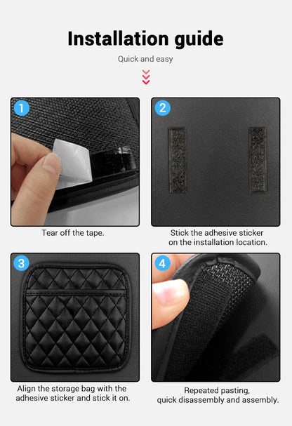 Multifunction Car Organizer Pocket Bag – Storage Pouch for Cards, Phone, Keys