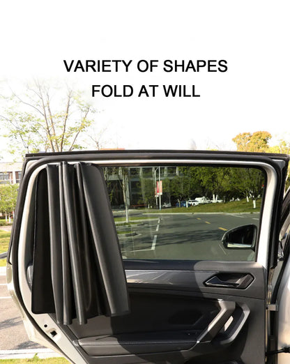 2PCS Privacy & UV Protection Sun Shades for Front and Rear Windows
