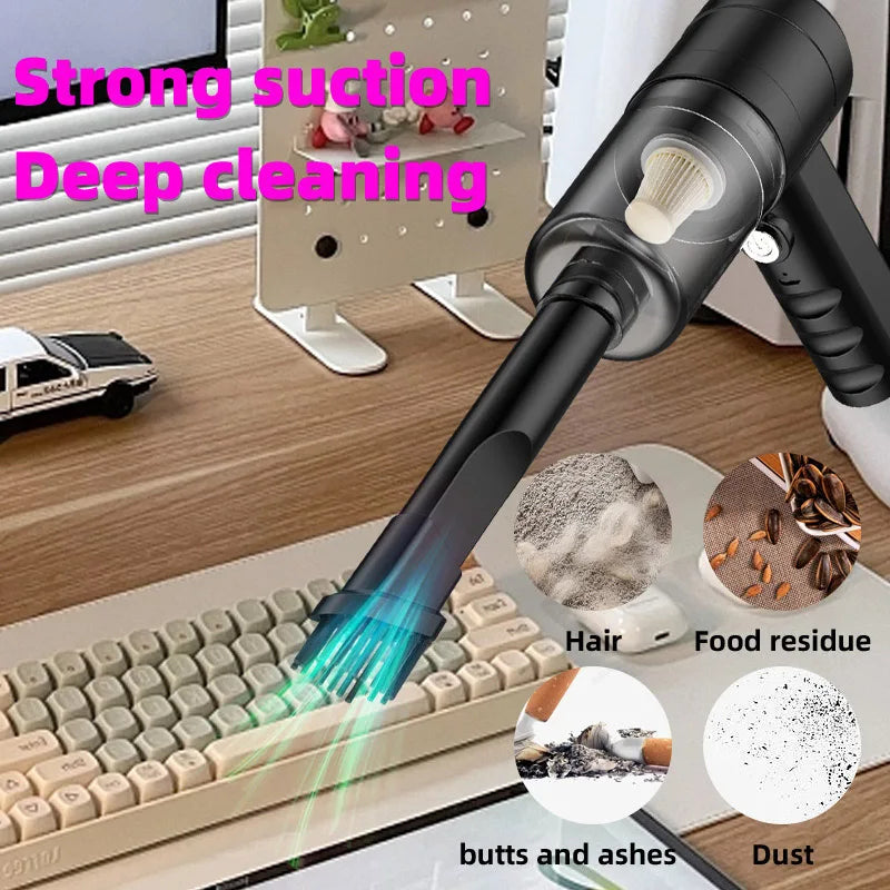 15000Pa Wireless Car Vacuum Cleaner – Portable Handheld Strong Suction Dust Collector